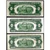 Image 2 : Lot of (3) 1928 $2 Legal Tender Notes