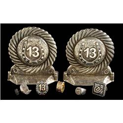 Edw H Bohlin, Hollywood Sterling Bookends and Lucky 13 Brand Jewelry