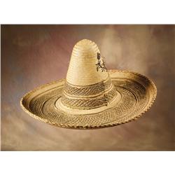 Pair of Mexican Straw Sombreros