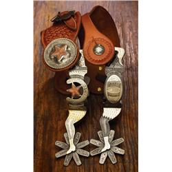 Jerry Galloway Lone Star Gal Leg Spurs