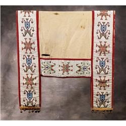 Sioux Beaded Saddle Blanket