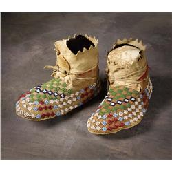 Sioux Beaded Moccasins