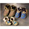 Image 1 : Three Pair Sioux Moccasins