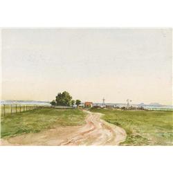 Two Peter Hurd (1904-1984) Watercolors