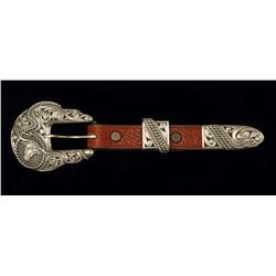 Scott Hardy (TCA) Sterling 3-Piece Buckle Set