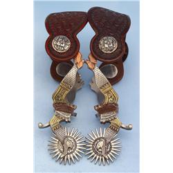 L & M Double Gal Leg Spurs
