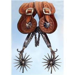 John Ennis (TCA) Inlaid Colonial Spurs