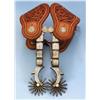 Image 1 : Ron Bliss Silver Inlaid Spurs