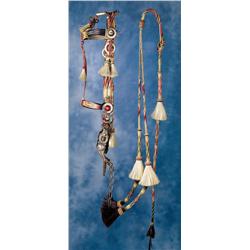 8-Color Deerlodge, Montana Horsehair Bridle
