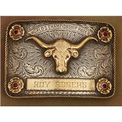 Roy Rogers' Personal Trophy Buckle