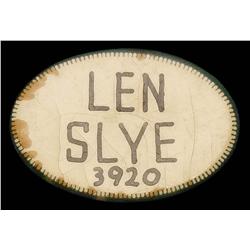 Roy Rogers' Len Slye Employee Button