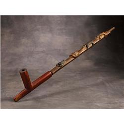 N Plains Pictorial Pipe & Stem