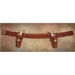 Gunbelt and 2 S.A. Army .45 cal Revolvers