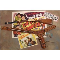 Monte Hale Tribute Rifle, Gun Rig & Movie Posters