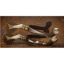Louis Bryant (b 1918) Full-Mounted Spurs