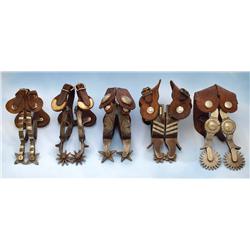 5 Pairs of Miscellaneous Spurs