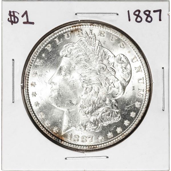1887 $1 Morgan Silver Dollar Coin