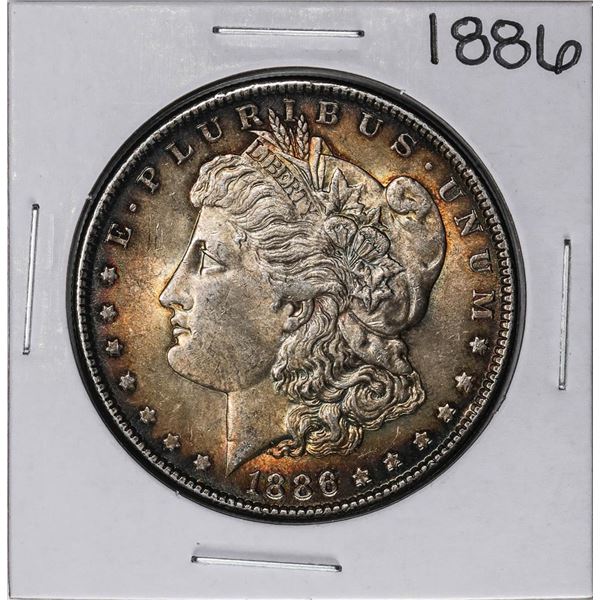 1886 $1 Morgan Silver Dollar Coin Nice Toning