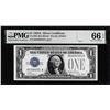 Image 1 : 1928A $1 Funnyback Silver Certificate Note Fr.1601 PMG Gem Uncirculated 66EPQ
