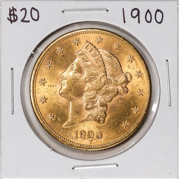 1900 $20 Liberty Head Double Eagle Gold Coin