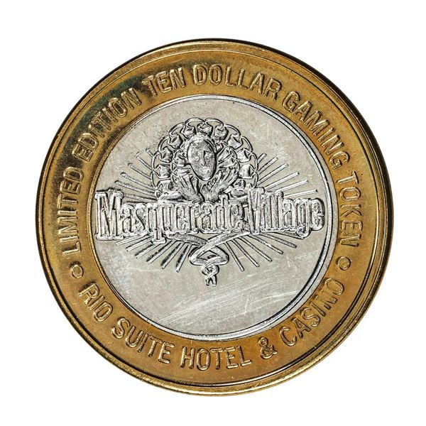 .999 Silver Rio Suite Hotel & Casino Las Vegas $10 Limited Edition Gaming Token