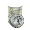 Image 2 : Roll of (20) Brilliant Uncirculated 1963 Franklin Half Dollar Coins