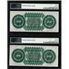 Image 2 : Lot of (2) 1872 $20 State of South Carolina Obsolete Note PMG Gem Uncirculated 66EPQ