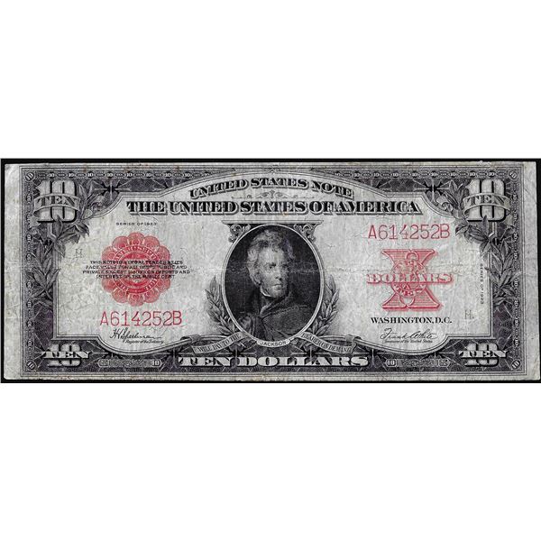 1923 $10 Poker Chip Legal Tender Note