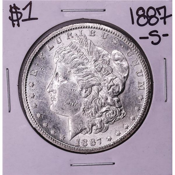 1887-S $1 Morgan Silver Dollar Coin