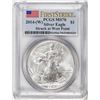 Image 1 : 2014-(W) $1 American Silver Eagle Coin PCGS MS70 First Strike West Point Mint