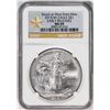 Image 1 : 2015(W) $1 American Silver Eagle Coin NGC MS69 Early Releases West Point Mint