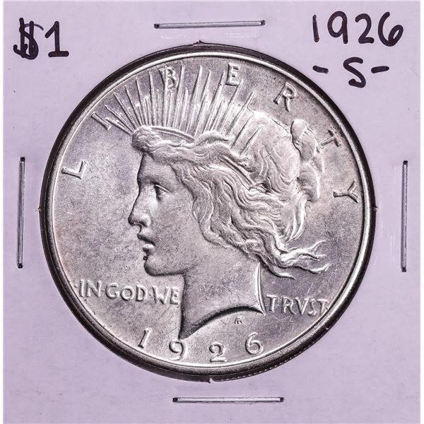 1926-S $1 Peace Silver Dollar Coin