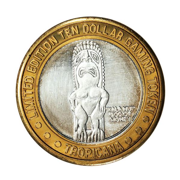 .999 Fine Silver Tropicana Las Vegas, Nevada $10 Limited Edition Gaming Token