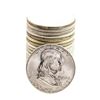 Image 1 : Roll of (20) Brilliant Uncirculated 1963 Franklin Half Dollar Coins