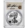 Image 1 : 2019-W $1 Reverse Proof Silver Eagle Coin PCGS PR70 HOF Dennis Rodman Signature