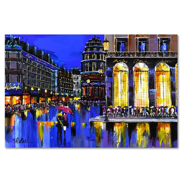 Yana Rafael "London At Night" Original Acrylic On Canvas