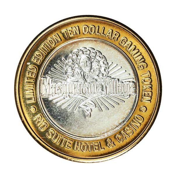 .999 Silver Rio Suite Hotel & Casino Las Vegas, NV $10 Limited Edition Gaming Token