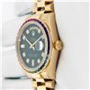 Image 5 : Rolex Men's 18K Yellow Gold Diamond and Gemstone Day Date Presidential Wristwatch