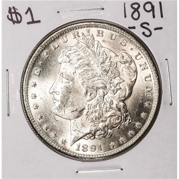 1891-S $1 Morgan Silver Dollar Coin