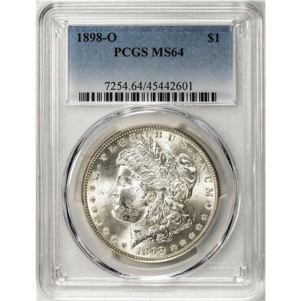 1898-O $1 Morgan Silver Dollar Coin PCGS MS64