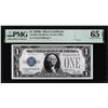 Image 1 : 1928B $1 Funnyback Silver Certificate Note Fr.1602 PMG Gem Uncirculated 65EPQ
