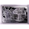 Image 1 : 1996 $1 American Silver Eagle Coin & 2oz Silver Bar Set
