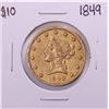Image 1 : 1849 $10 Liberty Head Eagle Gold Coin