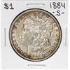 Image 1 : 1884-S $1 Morgan Silver Dollar Coin