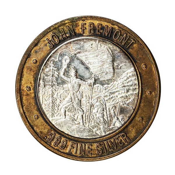 .999 Silver Explorers of American West John Fremont Limited Edition Gaming Token