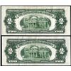 Image 2 : Lot of (2) 1953B $2 Legal Tender Star Notes