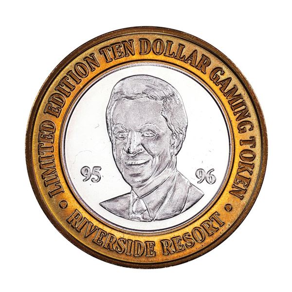 .999 Silver Riverside Resort Casino Laughlin, NV $10 Limited Edition Gaming Token