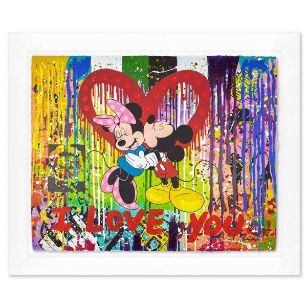 Nastya Rovenskaya "In Love" Original Mixed Media On Paper