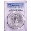 Image 1 : 2021 Type 2 $1 American Silver Eagle Coin PCGS MS69
