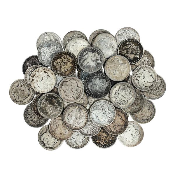 Lot of (50) Pre-1921 $1 Morgan Silver Dollar Coins